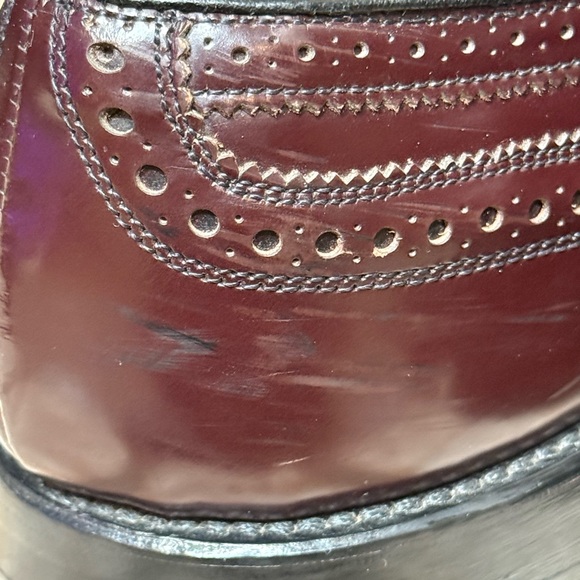 🎉 HOST PICK Allen Edmonds Strand Cap-toe Oxford Dress Shoe Combo Sole Size 11.5 - Picture 7 of 8